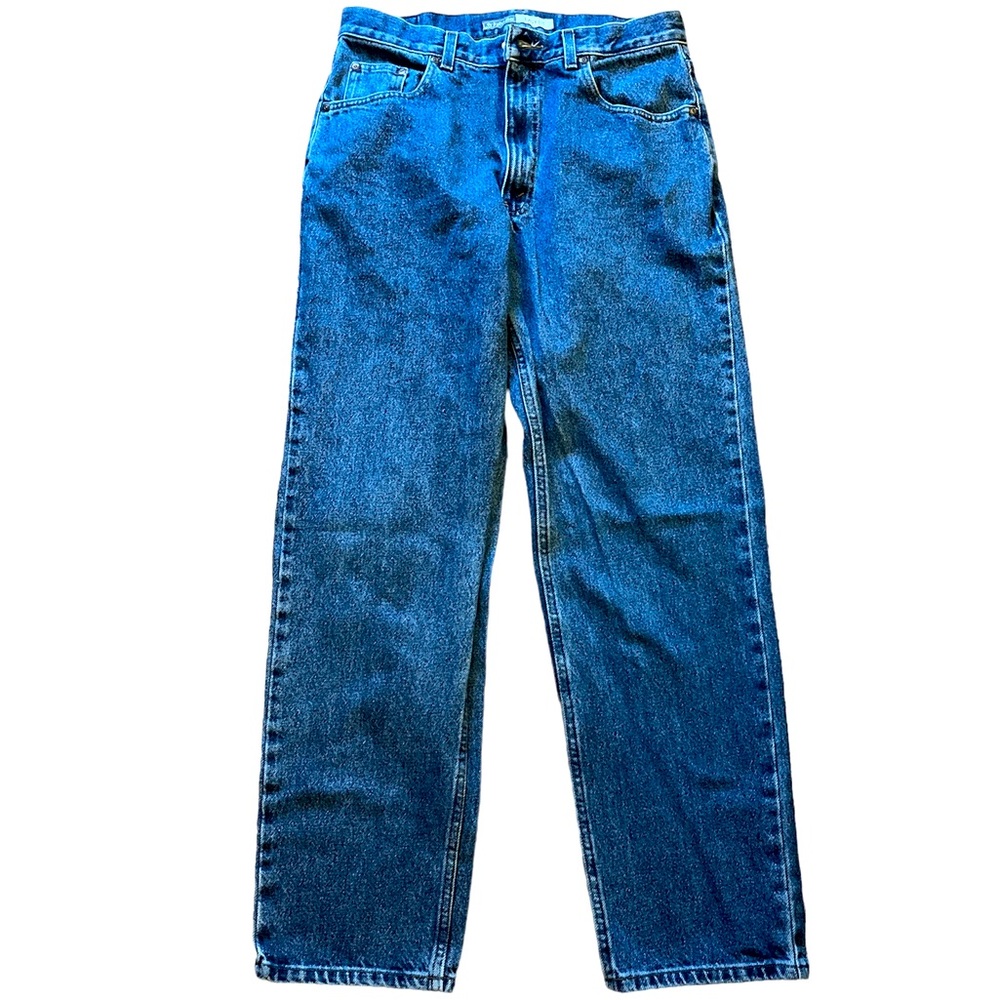 St. John’s Bay blue jeans Easy Fit straight leg 32 x 32 medium wash denim